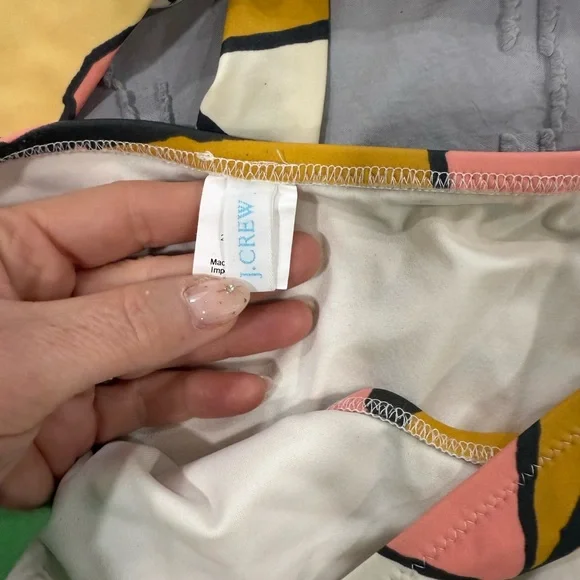 JCREW NWOT Small Colorful Halter Bikini Set - Picture 8 of 11